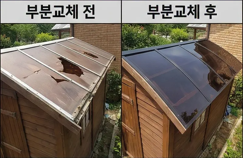 렉산 지붕