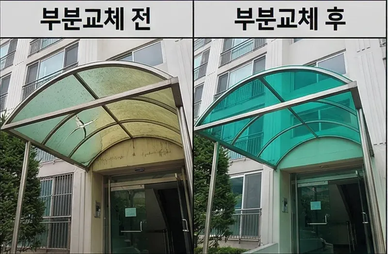 렉산 시공 현장